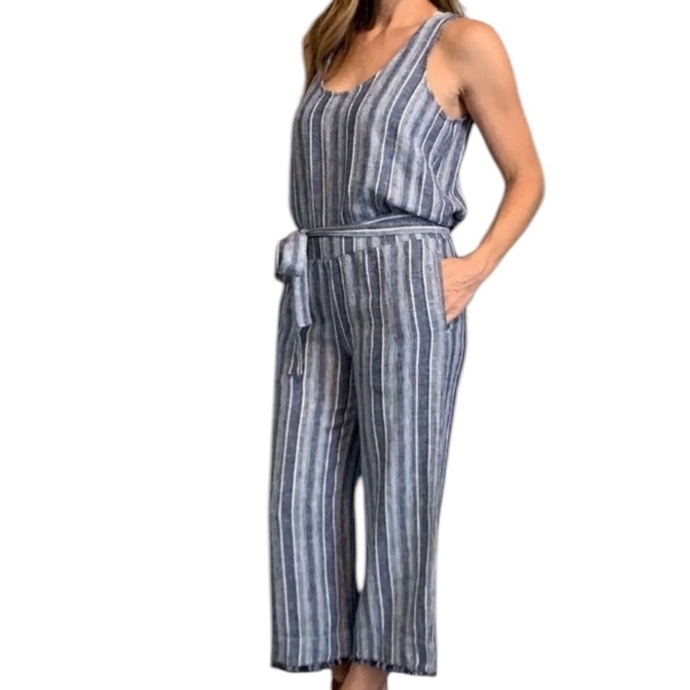 Cloth & Stone Striped Junpsuit